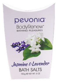 PEVONIA BODY RENEW BATH SALTS - JASMINE AND LAVENDER 150GR - SOLD OUT